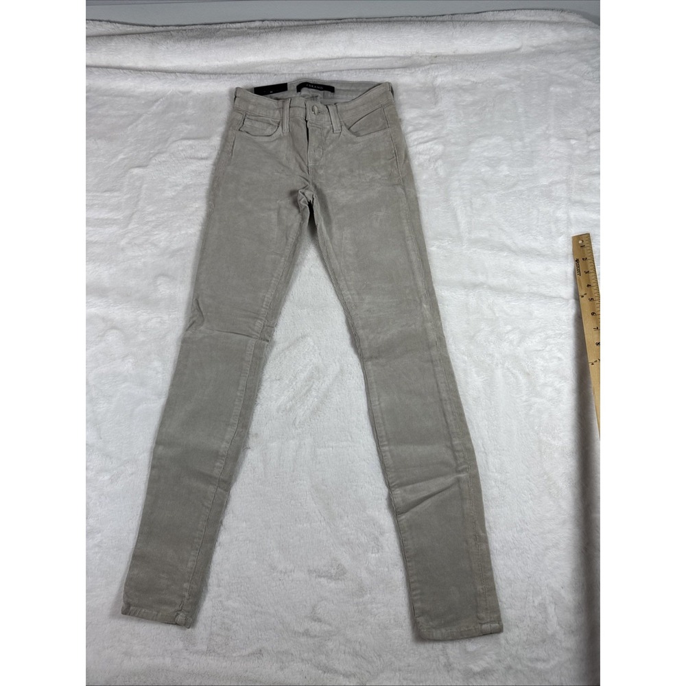 J Brand Women's Leg Corduroy Cord Pants Jeans Light Grey  Size‎ 23